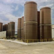 industrial tanks made of fiberglass